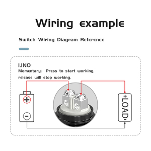 Plastic 12mm <strong>Push</strong> <strong>Button</strong> 1no Switch Red Domed Head Custom Arrow Waterproof Momentary - Product Image 6