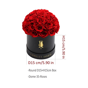 Nuevas Ideas de Regalo para el Día de San Valentín, 99 Rosas Eternas, Logotipo Personalizado, Flor Floral, Flor Inmortal, Caja de Rosas Eternas Preservadas - Product Image 3