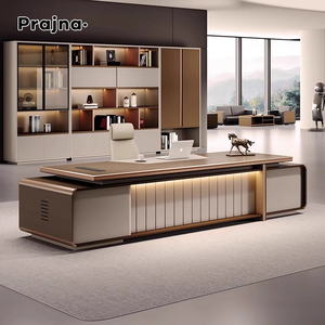Bàn văn phòng sang trọng sáng tạo CEO văn phòng bàn bàn chất lượng cao bàn điều hành hiện đại Ông Chủ bàn máy tính lớn - Product Image 1