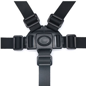 อุปกรณ์เสริมรถเข็นเด็ก สายรัด 5 จุด เข็มขัดนิรภัยในรถยนต์สําหรับเด็ก เด็กทารก สายรัด 5 จุด สายรัดเก้าอี้สูง - Product Image 1