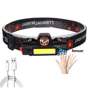 <b>Rechargeable</b> Headlamp Camping Hiking Usb Charging Head <b>Torch</b> Adjustable Headband Led Headlight Forehead for Outdoor - Product Image 2