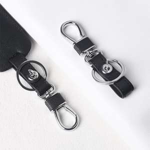 Porte-clés <span class=keywords><strong>de</strong></span> voiture Porte-clés Ceinture Porte-clés en cuir Porte-clés <span class=keywords><strong>de</strong></span> <span class=keywords><strong>valet</strong></span> Porte-clés unisexe Rétro Boucle <span class=keywords><strong>de</strong></span> ceinture Clip Porte-clés - Product Image 3