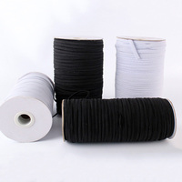 Bande Élastique Tressée Haute Élastique Cordon Élastique Plat Corde Élastique pour la Couture de la Ceinture