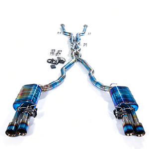 Sistema de Escape de Alto Rendimiento GFC/Apto para <span class=keywords><strong>BMW</strong></span> M6 E63 5.0L V10 S85 <span class=keywords><strong>B50</strong></span> 2005-2010, con Válvula Electrónica, de Aleación de Titanio - Product Image 1