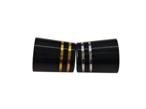 Logam Golf Ferrules poros ulang Golf Ferrule untuk ujung lancip besi poros Wedge dengan cincin krom ganda - Product Image 3