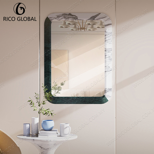 Lớn hình chữ nhật bằng đá cẩm thạch đóng khung phòng tắm tường Gương Cổ Điển Antique thiết kế đơn giản trang trí tường gương cho phòng khách sạn - Product Image 1