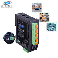 Módulo de temperatura con termopar ADC de 16 bits y 4 vías CK-3046E con detección de circuito abierto -100~1370 ℃   Registrador de Datos Modbus RTU TCP