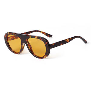 Gafas de Sol de Piloto de Diseño para Hombre y Mujer STY3918N, Novedad 2025, Estilo Plano, Estampado de Leopardo, Gafas de Sol Extra Grandes Vintage con Logotipo Personalizado, Estilo Aviador - Product Image 4