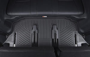 เสื่อปูพื้นรถยนต์3ชิ้นอุปกรณ์ตกแต่งภายในรถยนต์สำหรับ <span class=keywords><strong>A8</strong></span> TPE ยางกันน้ำหรูหราหนา18มม. - Product Image 4