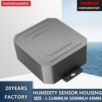 Boîtier de jonction en plastique ABS étanche blanc/noir sablé, niveau de protection IP54, personnalisable, pour extérieur, électronique A46
