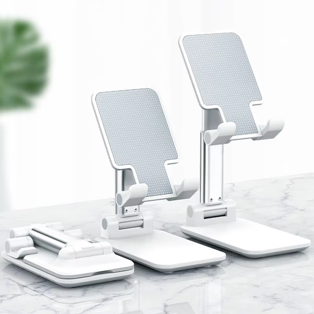 Best selling Mobile Phone Accessories Adjustable Foldable Plastic Table Cellphone Stand Support Desktop Phone Holder for gift