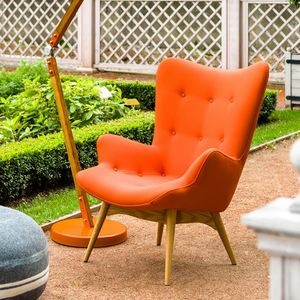 Fauteuil en velours à fleurs en bois, meubles de salon modernes, canapés sexuels pour l'amour, canapé de salon de beauté, canapé individuel, salon - Product Image 4