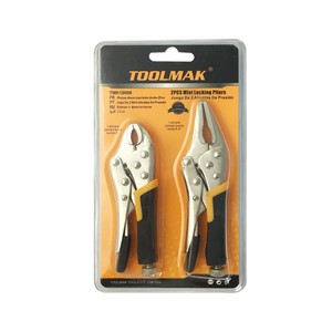 Mini Self Locking <b>Pliers</b> <b>Set</b> Of 2 With Adjustable Jaw For Precision Work - Product Image 2