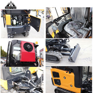 Sdtw Tw20a Big Cabine Ce Epa 2ton Landbouwgrond/Tuin Gebruik Graafmachine Kleine Graafmachine Mini Bagger Towable Graafmachine Prijzen - Product Image 5