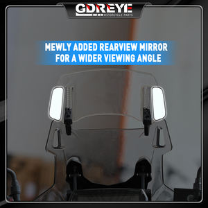 Deflector de Viento para Motocicleta SYM ADX125 ADX <span class=keywords><strong>125</strong></span> 2023-2024, Alerón, Deflector de Aire, Pantalla Ajustable Universal - Product Image 3