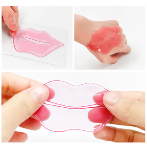 Private Label Collagen Lip <b>Sleeping</b> <b>Mask</b> Pink Crystal Lip Care Sheet for Plumping Moisturizing - Product Image 6