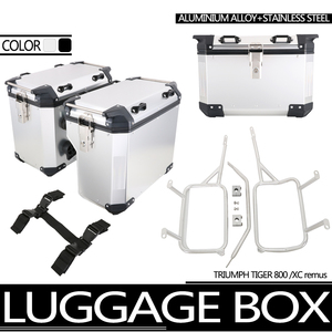 Supports de boîte de rangement en aluminium, pour <span class=keywords><strong>Triumph</strong></span> Tiger <span class=keywords><strong>800</strong></span> /<span class=keywords><strong>Xc</strong></span> reus, JFG pour motocyclette - Product Image 3