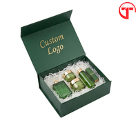Boîte d'emballage pliable en carton recyclé personnalisable de luxe pour parfum/bougie/cosmétique/tasse à café avec logo