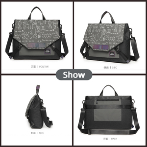 Borsa per Laptop da Donna, Borsa a Tracolla in Pelle PU Impermeabile, Grande Capacità, Borsa Messenger per Studenti, Borsa da Postino per Laptop 13-16 Pollici - Product Image 2