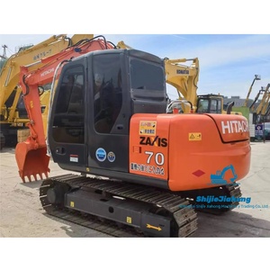 รถขุดฮิตาชิ 70 มือสองจากญี่ปุ่น น้ำหนัก 7 ตัน ผลิตในญี่ปุ่น รถขุดตีนตะขาบมือสอง รุ่น ZX70 - Product Image 1