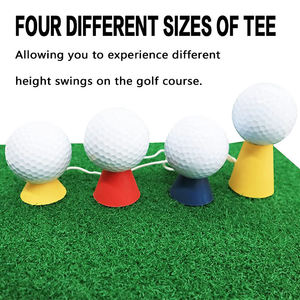 Tee de golf en caoutchouc de haute qualité, personnalisé, coloré et pratique, 4 tailles, tee de golf d'hiver - Product Image 6