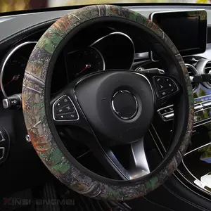Universal 15 Inch Steering Wheel Cover Anti Slip Neoprene Camouflage Car Steering Wheel Wrap Cover