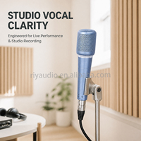 Microphone dynamique cardioïde portable LN-18 avec câble de 3 mètres, prise XLRM mâle, OEM pour le renforcement sonore et la surveillance sur scène en direct