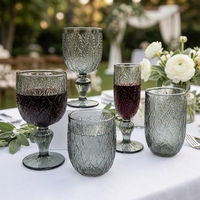 Verre à vin de luxe en gros pour mariage, en cristal sans plomb, style vintage, flûte à champagne