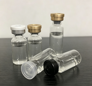 Envases de vidrio vacíos al por mayor para cosméticos, 3ml 5ml 10ml, transparentes y ámbar, para polvo liofilizado, OEM personalizado - Product Image 1