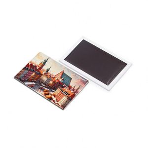 Aimant de réfrigérateur souvenir de Varsovie personnalisé avec impression sur métal, prix de gros - Product Image 2