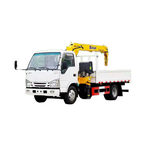Guindaste montado caminhão telescópico Isuzu 3Ton 4Ton 5Ton Guindaste móvel hidráulico do caminhão China Núcleo da caixa de engrenagens do motor Isuzu - Product Image 1