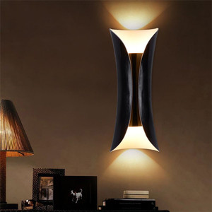 Lâmpada de parede impermeável ip65 10w 12w, lâmpada <span class=keywords><strong>led</strong></span> nórdica moderna decorativa para jardim e restaurante