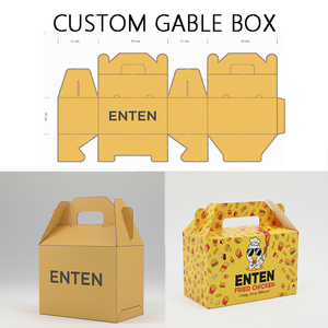 Thực Phẩm Cấp Thực Phẩm Hộp Giấy Nghệ Thuật Chiên Gà Takeaway Bao Bì Hộp Gà Nướng Hộp Thực Phẩm Gói Với Xử Lý - Product Image 6