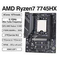 Combo carte mère et processeur AMD Ryzen 7 7745HX haute performance pour ordinateur de bureau