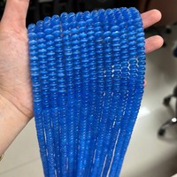Perles Rondelles Œil de Chat 5*8mm, Perles en Cristal Colorées pour la Fabrication de Colliers et Bijoux DIY
