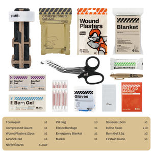 קרנף הצלה מיני ניילון קורפורורה 210d תיק חירום מערכת הישרדות ניידות עזרה ראשונה עם ציוד רפואי - Product Image 2