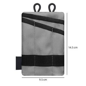 Outdoor Coin And Card Organizer Bag Oxford Cloth Waterproof With Zipper Pocket Unisex Solid Color Storage Wallet For Everyday - Product Image 5
