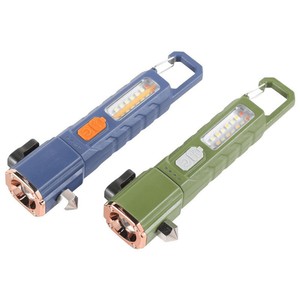 ไฟฉาย LED แบบชาร์จไฟได้พร้อมโฟกัสปรับได้และพวงกุญแจสำหรับใช้ในกรณีฉุกเฉินในการตั้งแคมป์ - Product Image 1