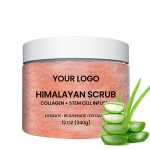 Sel de bain rose de l'Himalaya, détoxifiant, relaxant, minéral, avec collagène, aloe vera, huile de jojoba, exfoliant, végétalien, apaise les muscles, hydrate la peau, convient à tous les types de peau - Product Image 1