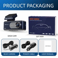 Caméra de tableau de bord avant et arrière 4K avec vision nocturne, WiFi 5 GHz, GPS, ADAS, surveillance 24h/24, caméra de tableau de bord 4K, fabrication OEM/ODM