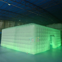 Tente gonflable en PVC Oxford avec éclairage LED, taille et couleur personnalisables, marque Chongqi, pour fêtes et discothèques