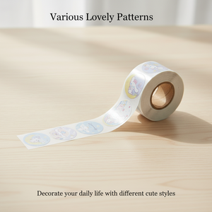 Custom waterproof BOPP vinyl <b>logo</b> design: self-adhesive gold foil <b>stickers</b>, roll-form, glossy or matt finish - Product Image 4