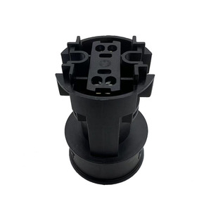 Portalampada E14 Pratico con Base a Vite, Anello <span class=keywords><strong>per</strong></span> Paralume, 250V, Nero/Bianco, Certificato VDE - Product Image 5