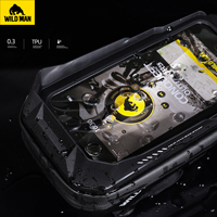Bolsa para Bicicleta WILD MAN XT1, Impermeable, con Pantalla Táctil, para Manillar, MTB, Carretera, Funda para Teléfono, Accesorios para Bicicleta