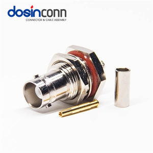 Conector BNC de Compresión para Montaje en PCB, Macho y Hembra, Recto, Impermeable, <span class=keywords><strong>Balun</strong></span> RF Coaxial, Accesorios para CCTV, Cable Jack - Product Image 3