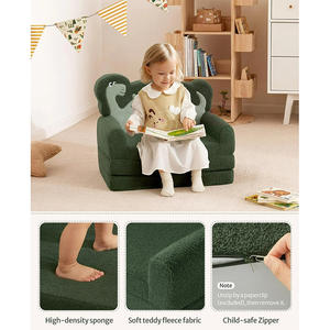 <span class=keywords><strong>Sofa</strong></span> anak kompresi 2 dalam 1 kustom dengan desain dinosaurus lucu kursi balita dapat dilipat nyaman untuk ruang tamu - Product Image 3