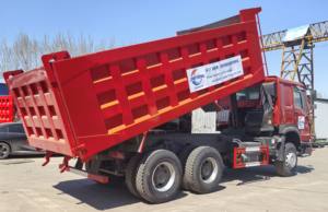 Camion lourd HOWO TX7 8x4 d'occasion 430 chevaux haute puissance Weichai diesel Euro 2 camion léger segment caméra arrière direction gauche - Product Image 6