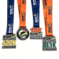 Concevez Votre Propre Médaille Personnalisée en Alliage de Zinc, Sportive, pour Marathon, avec Logo en Métal