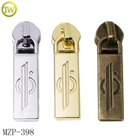 Tirette de fermeture éclair en métal de type lettre, style Moyen-Orient, multicolore, pour vêtements et sacs à main, avec logos, remplacement de lettres