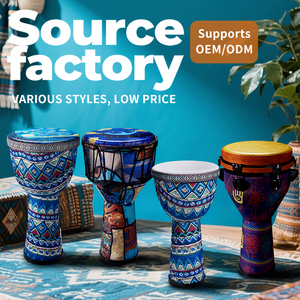 Trống châu Phi chuyên nghiệp 10 inch có thể điều chỉnh âm - Nhạc cụ gõ chất lượng cao dành cho biểu diễn chuyên nghiệp - Product Image 2